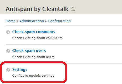 Drupal 9 configure anti-spam module